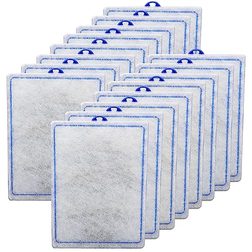 Image of 16 Count Assembled Large Filter Cartridges Compatible with Tetra Whisper Bio-Bag Filters 20i 40i IQ20 /30 /45 /60 PF20 /30 /40 /60, Large Replacement Filter Cartridges for Whisper Filters & Aquariums