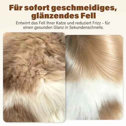 GJYC PET Trockenshampoo Katzen – Katzen Shampoo 200 ml, Kokosduft, pH-hautneutral, reinigt & pflegt sanft, entwirrt und spendet Feuchtigkeit – Für empfindliche Haut