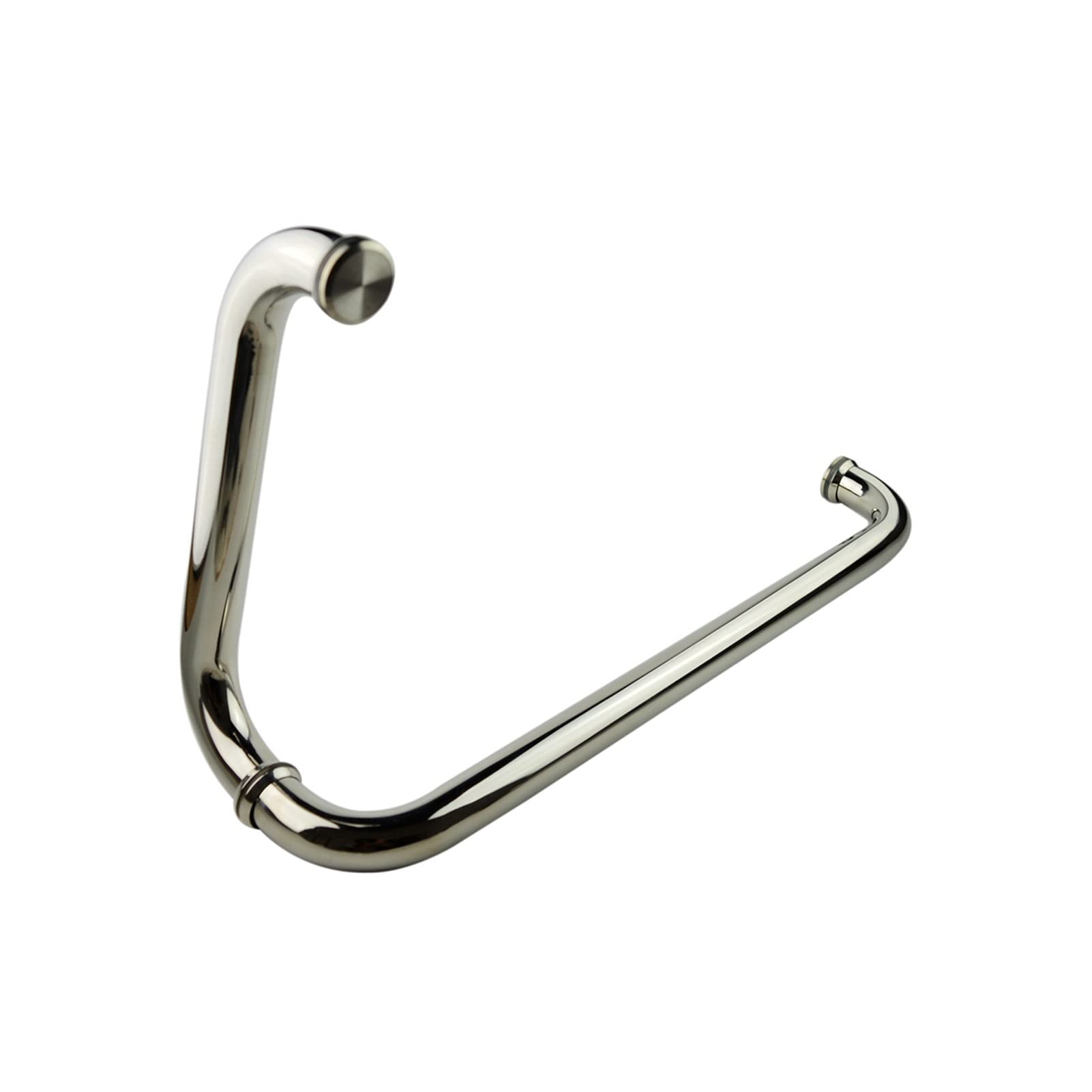 Glas-Schiebetüren-Zuggriff-Edelstahl-Hardware-Zubehör-Duschtür-Knauf-Sets (Size : 185mm+385mm)