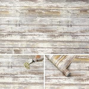 Arthome SWP200-8 Rustikale Holzoptik Tapete 44cmx3m