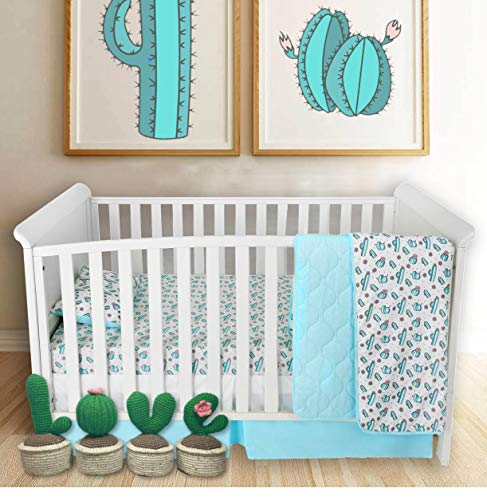 cactus crib bedding set boy