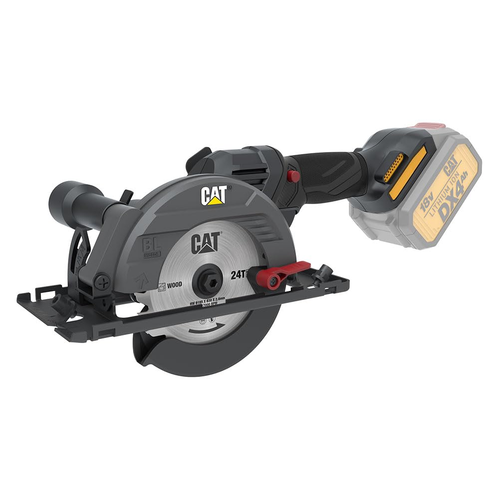 CAT DX5010B 18 Volt 120 mm Kömürsüz Profesyonel Çok Amaçlı Daire Testere (Akü Dahil Değildir)