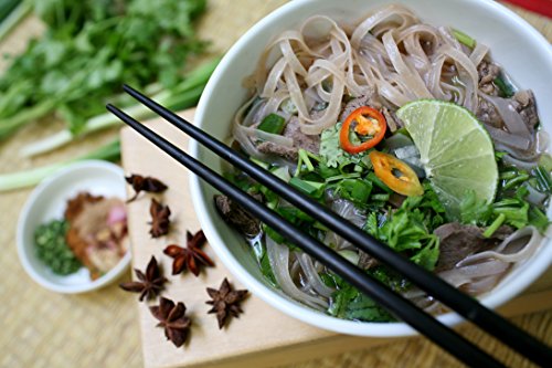 Vegan Gluten Free Happy Pho Meal Kit Shiitake Mushroom - 2 Servings, 4.5 Oz. Per Box, Case of 6 Boxes, Meal Kits, Pho Noodles Vietnamese, Rice Noodles, Vegan