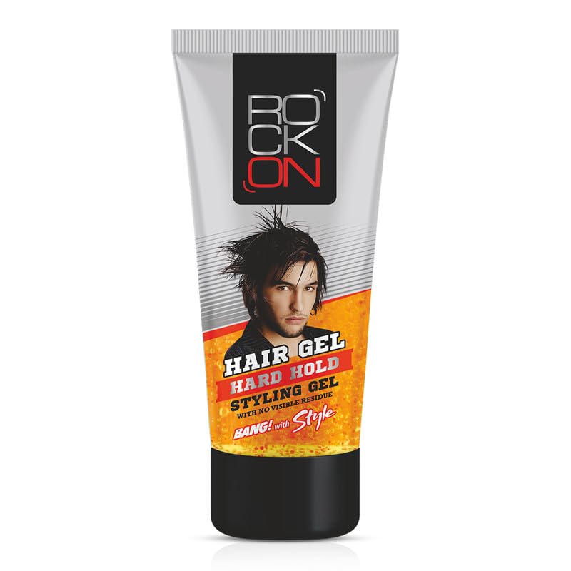 Rock On Hair Gel 60g Strong Hard Hold Gels for Men – Perfect for Wet Look & Shiny Styles