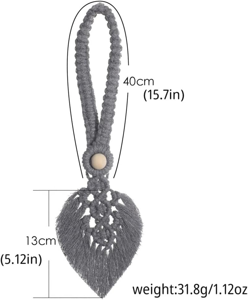 FMURY Decorative Curtain Tape Knitted Curtain Cord Buckle Cotton Woven Curtain Strap Curtain Holder