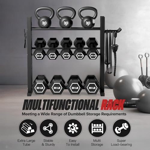 Image of 3-Tier Dumbbell Rack Stand Only