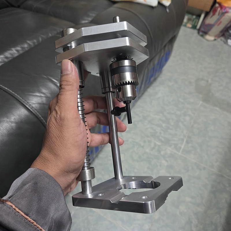 1 Piece Adjustable Precision Drilling Guide Jig Portable Punch Locator Or Straight Hole Drilling Woodworking Template Tool