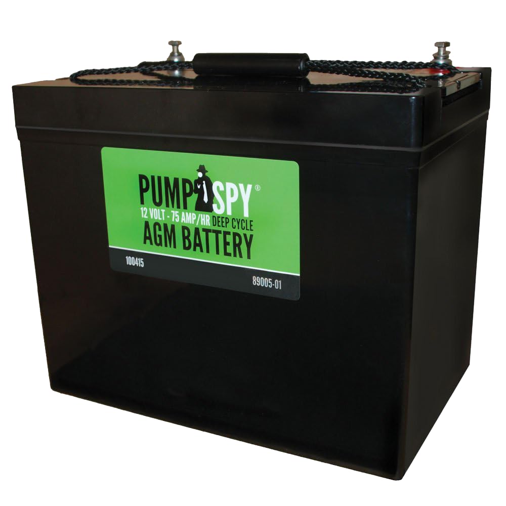 PumpSpy 12V 75Ah AGM Battery