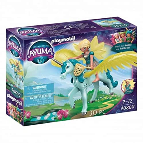 PLAYMOBIL Adventures of Ayuma 70809 Cristal Fairy con Unicornio,