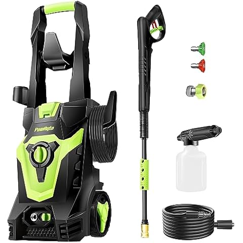 Electric Pressure Washer, Foam Cannon, 2 Different Pressure Tips, Power Washer, 4500 PSI 2.6 GPM Cover