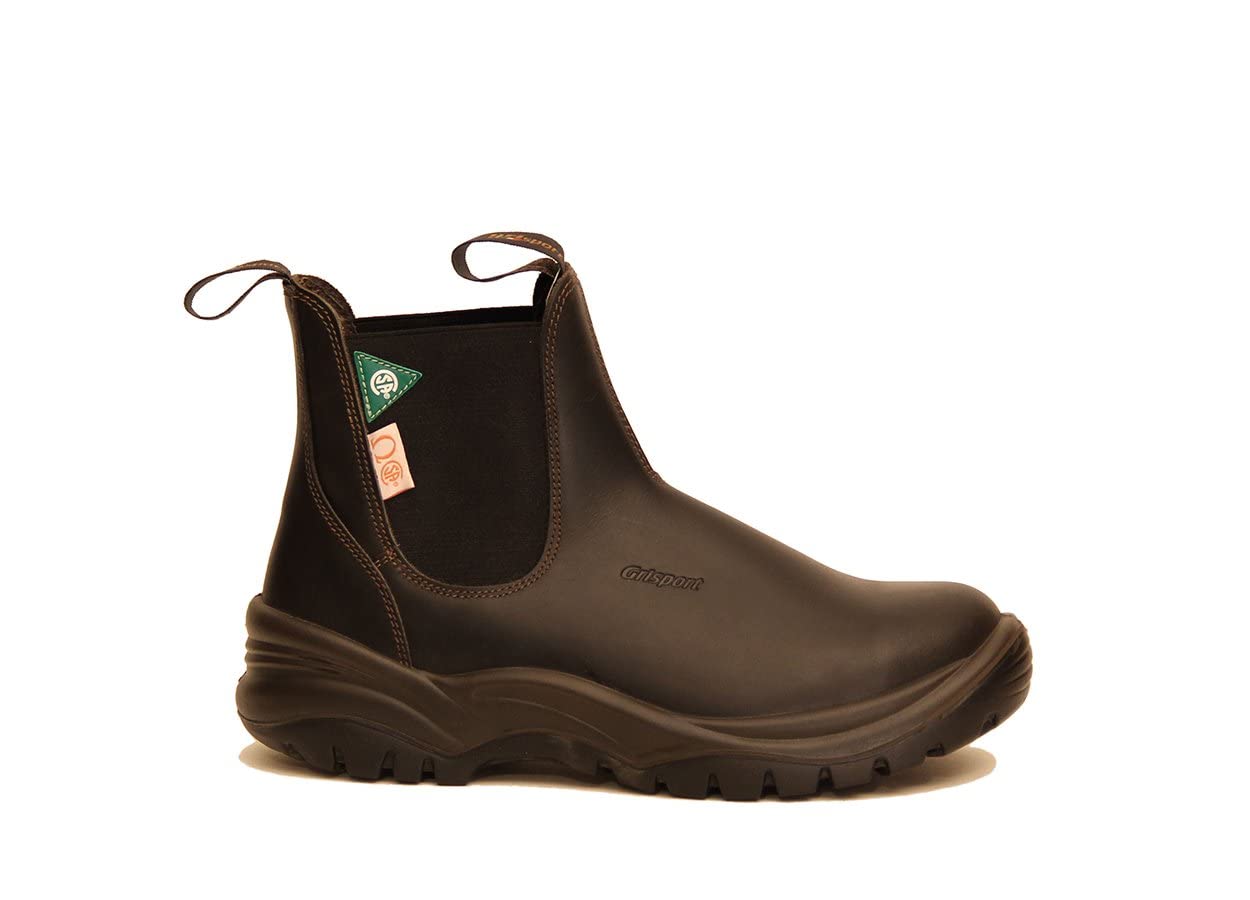 Buy Grisport Men's Work Boots Steel Toe CSA Lightweight Slip On Leather