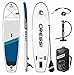 Cressi Haikili Inflatable Sup 10.6 Tabla Inflable para Practicar Remo de pie, Unisex-Adult, Blanco/Azul Marino, Un Tamaño