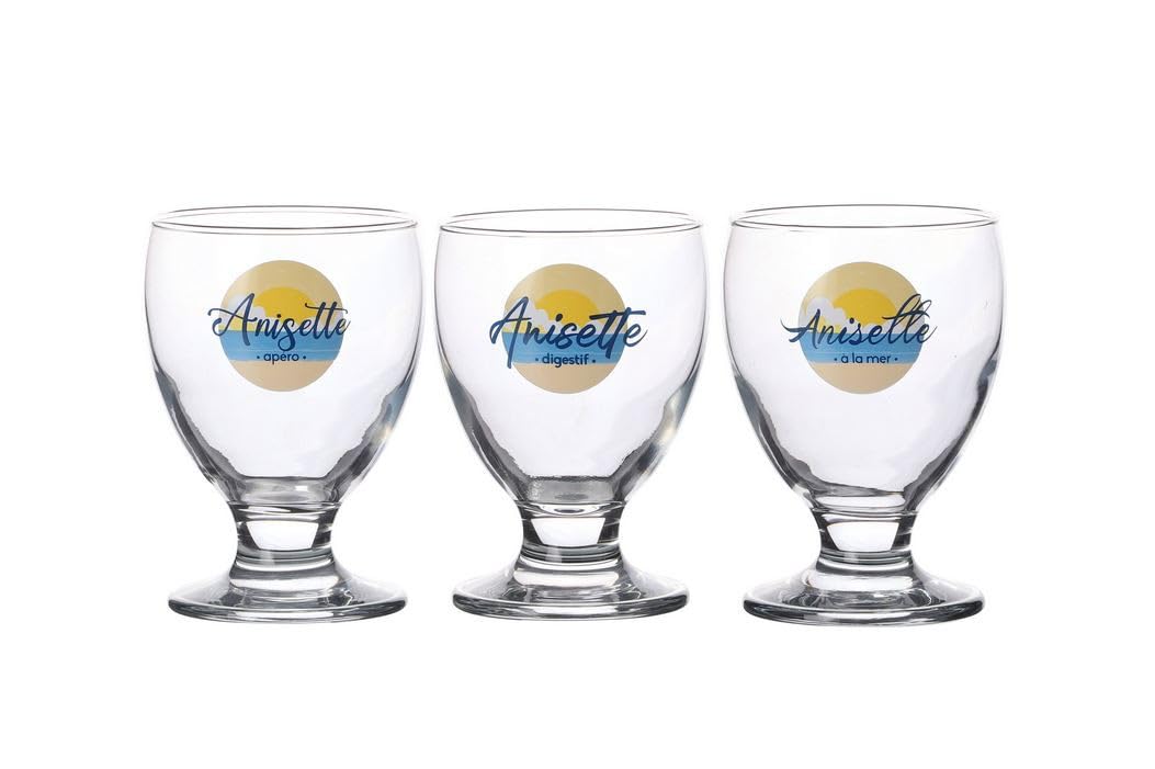 Urban Living "PASTIS Decoration Glass PASTIS X3 29CL