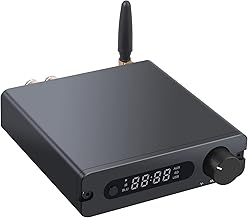 192kHz Stereo Audio Amplifier with Bluetooth 5 0 Receiver USB Recording 100W x 2 Hi Fi Digital Power Amplifier Optical Coaxial AUX USB Bluetooth to Passive Speakers with Remote Control