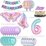 Zoom IMG-1 6 anni farfalla decorazione compleanno Zoom IMG-1 6 anni farfalla decorazione compleanno
