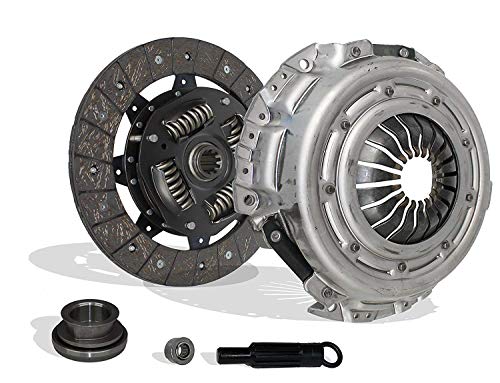 Clutch Kit (07-114) |Compatible with Mustang Coupe Convertible 2-Door 1994-2004 3.8L 3.9L V6 GAS OHV Naturally Aspirated | HD Full Woven Organic Clutch Disc, HD Premium Pressure Plate