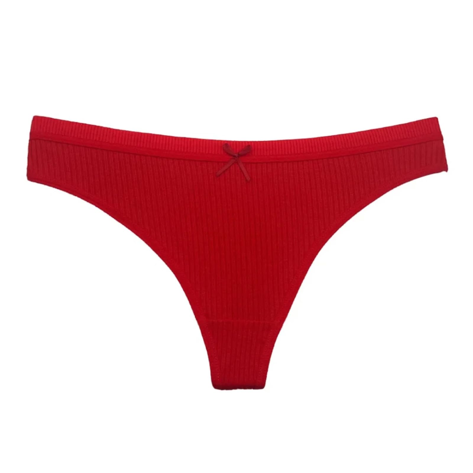 5 Pcs/Set Women Thongs Panties Low Waist G-String Ladies Lingerie Breathable Intimates Bikini