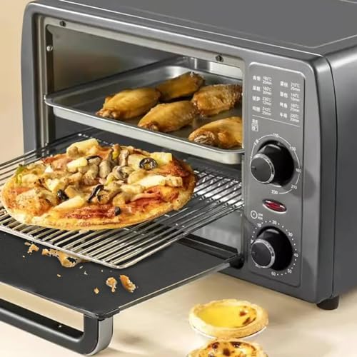DIKER BBQ Grillmatte, Antihaft 40x33cm Grillmatten, Backmatte für Holzkohle & Backen, Backpapier Wiederverwendbar, Dauerbackfolie für Backofen, Toll über Kohle, Gas, Weber Style Grills Grillzubehör 3