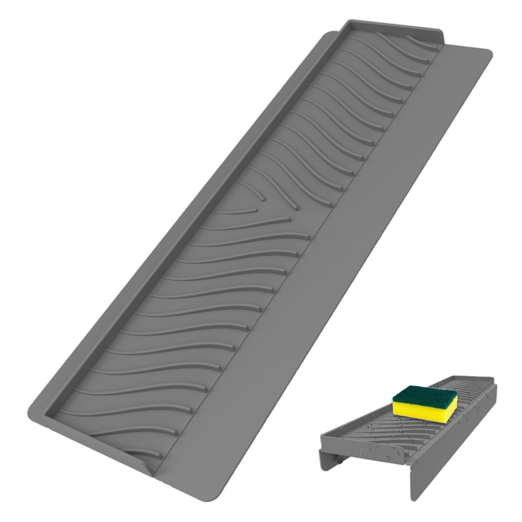 Protector de salpicaduras para fregadero de 20" de silicona: adiós al agua en la encimera