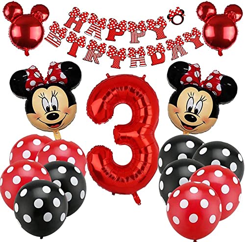 BESTZYPalloncini Party Minnie per Feste di Compleanno festoni di...