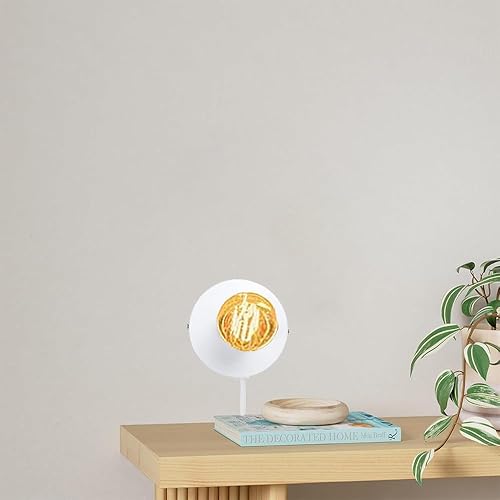 Miniatura 6 de Base de lámpara de escritorio de metal pulido E26 E27 Tornillo Bombilla de luz nocturna Base de lámpara de repuesto, 6 pies de extensión de cable