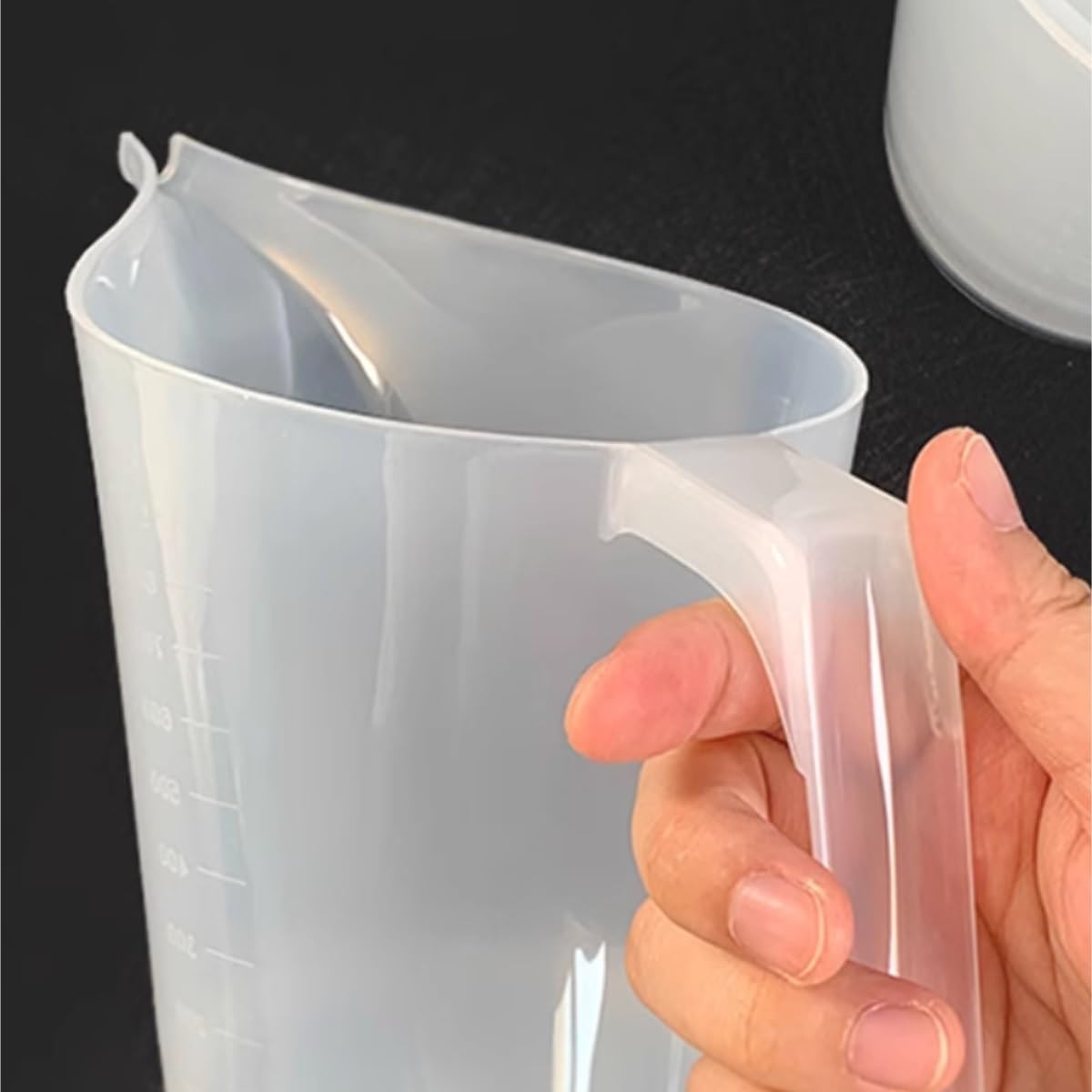 Salsera Mesa Comedor Olla For Verter con Boca Puntiaguda, Balde Dispensador De Jugo Escala, Taza Desviación, Salsera Aderezo Ensalada