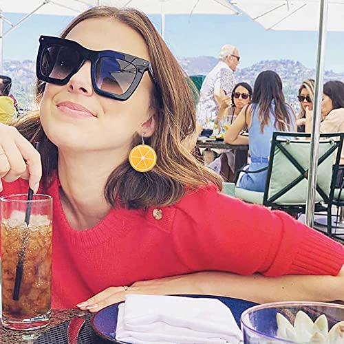 Stainless Steel" 30 Pairs Weird Fun Cute Earrings For Women Kawaii Earrings Including Flamingo Rainbow Duck Gummy Bear Water Bottle Pizza Fries Mushroom Conch Drop Dangle Earring Set For Girls #TOP1