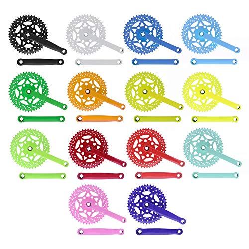 Riscko 007sml Juego De Bielas Bicicleta Personalizada Fixie Tallas S-m-l-l Urb Rojo