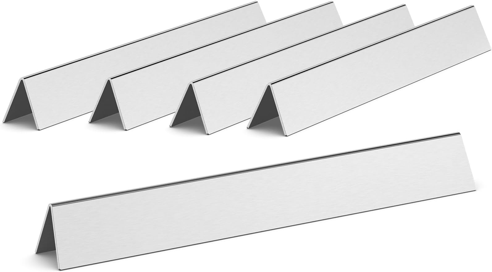 QuliMetal 7537/65903 22.5" Flavor Bars for Weber Spirit 300 Series(with Side Burner Knobs), Spirit E310, E320, Spirit 700, Genesis Silver Gold Platinum B/C, Weber 900, Heat Plates for Weber 7536