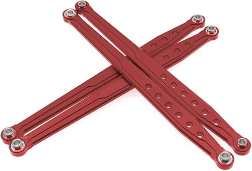 Miniatura 4 de El enlace de aluminio rojo Everest 10 para Redcat Gen7 actualiza las piezas del chasis de la aleación del eslabón lateral inferior Redcat Gen7