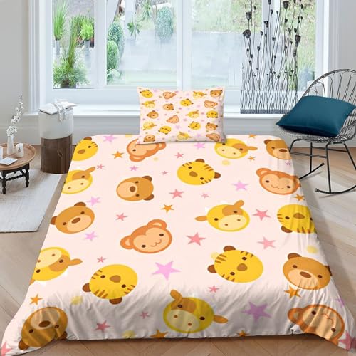Housse de couette singe microfibres sans repassage - 2
