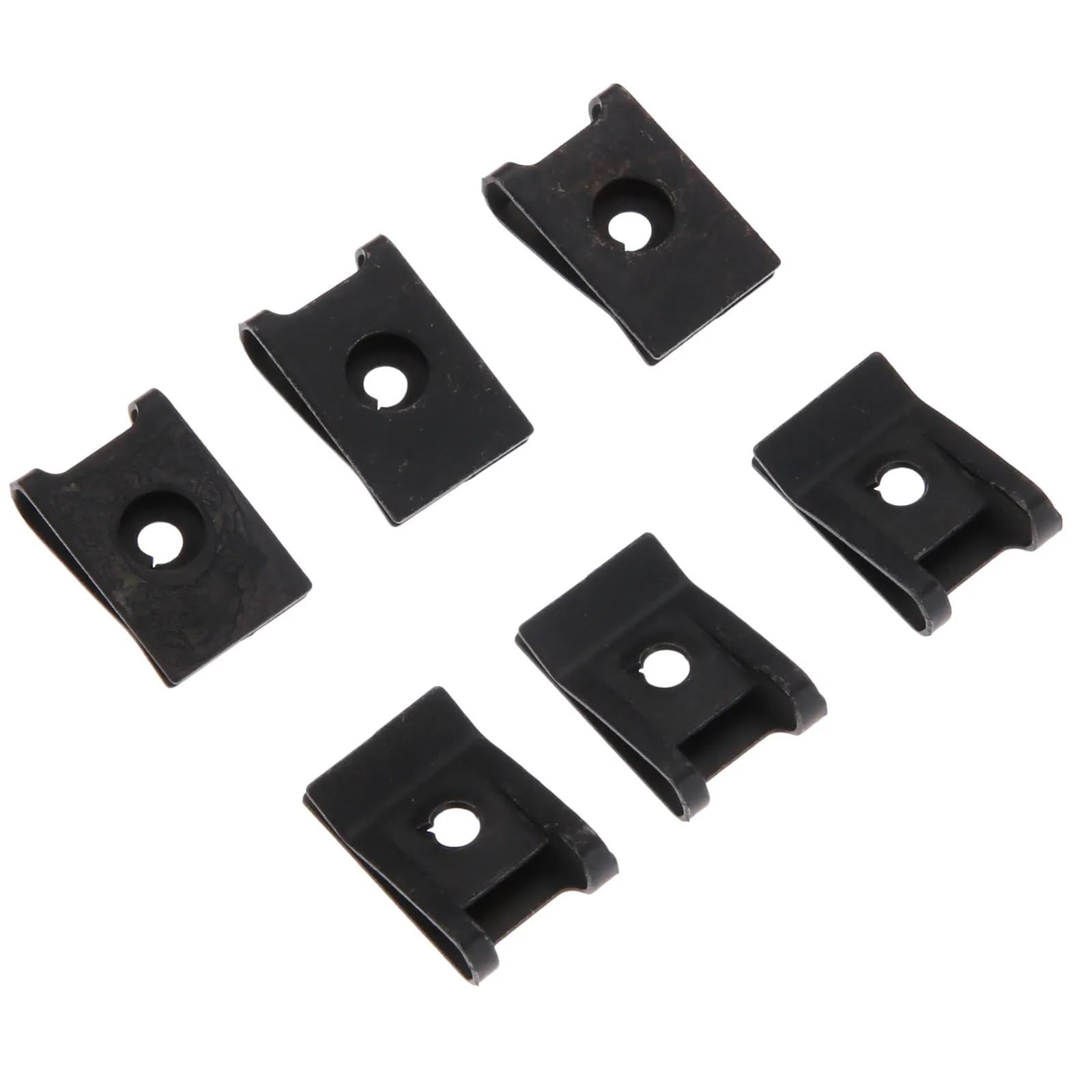YTQMoreBNZ 20pcs Metal Fasteners Engine Fender Bumper Guard U Type Screw 0.83x0.55inch Used For Car Door Surface Universal Type