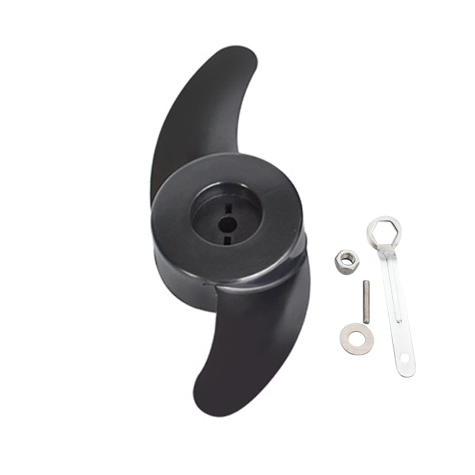 CVFRDD Outboard Motor, Motor Boat Propellers Electric Engine Outboard Trolling Propeller Outdoor Sports(M 2 VANES)