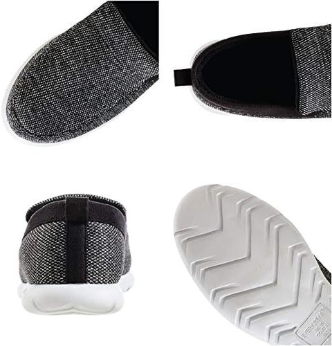 isotoner Zenz Men's Sport Knit Moccasin, Slip-on Shoe, Dark Charcoal Heather, 12 | Image 2