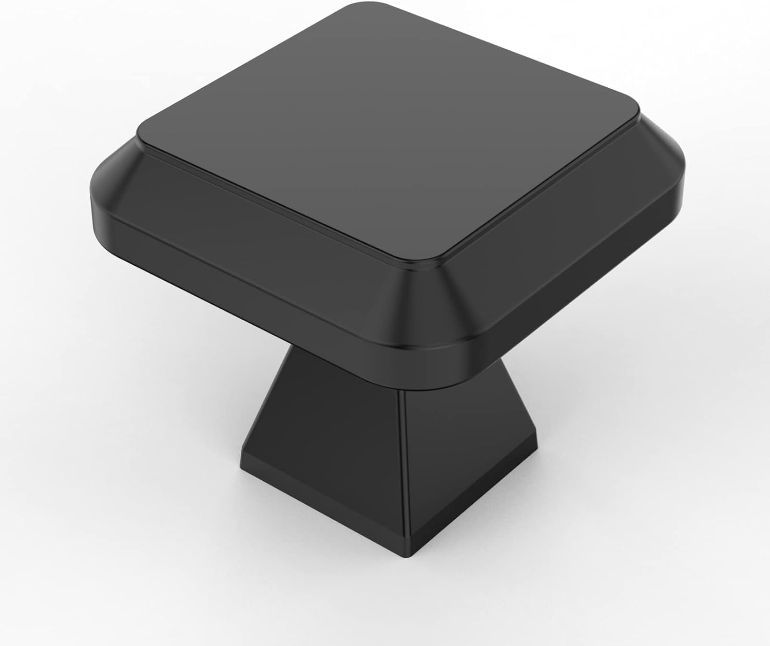 Amerdeco 10 Pièces Bouton de Meuble Noir Boutons de Porte pour Placards