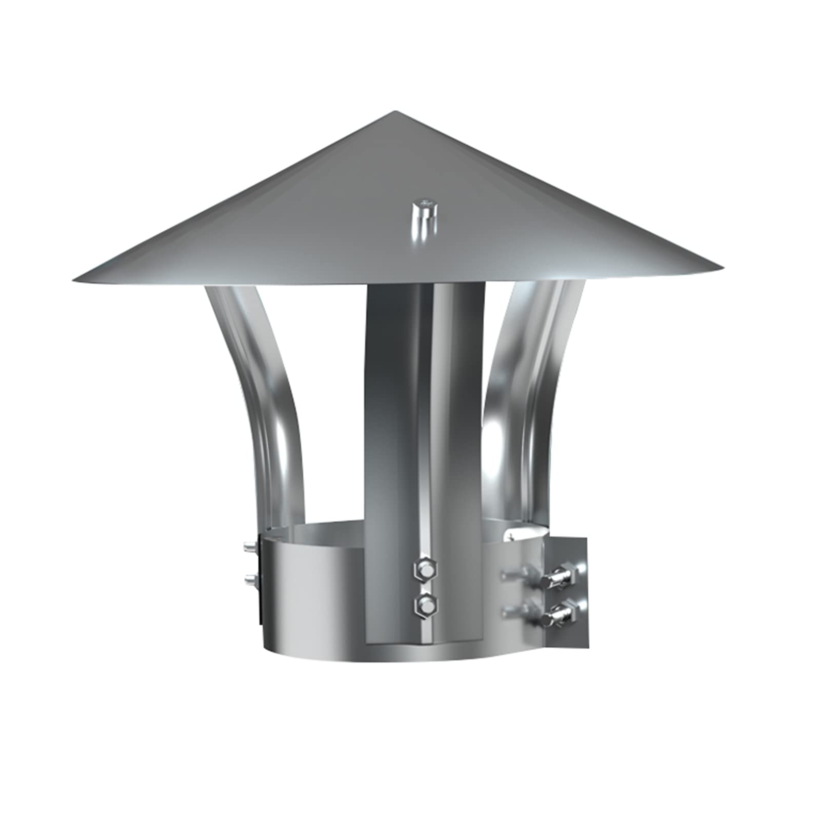 GTHTUHFD Chimney Cowl Cap, Stainless Steel Cowl Bird Guard Chimney Pot Cap High Top High Top Top All Purpose Chimney Cowl,14Cm,12cm(4.72in)