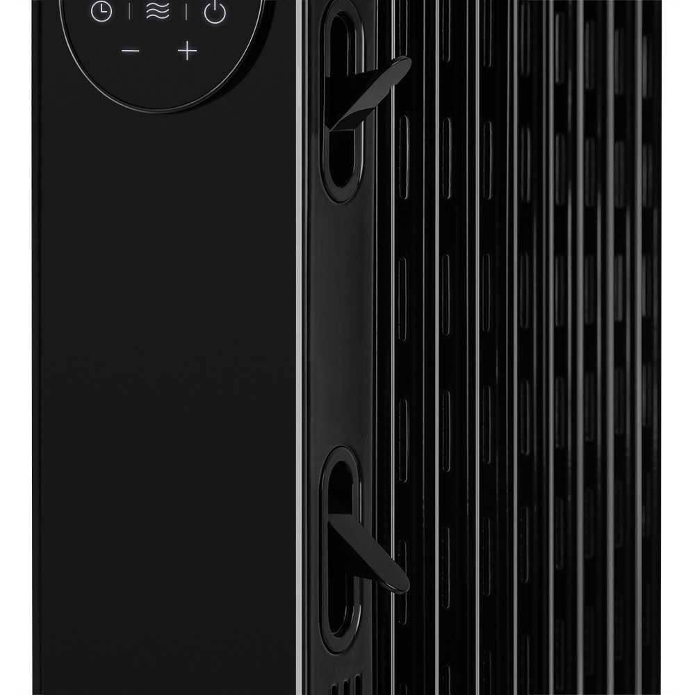Orbegozo RAD 2010 - Radiador de aceite, 3 potencias, temporizador, pantalla LED, asa, mando a distancia, protección sobrecalentamiento, 2000 W