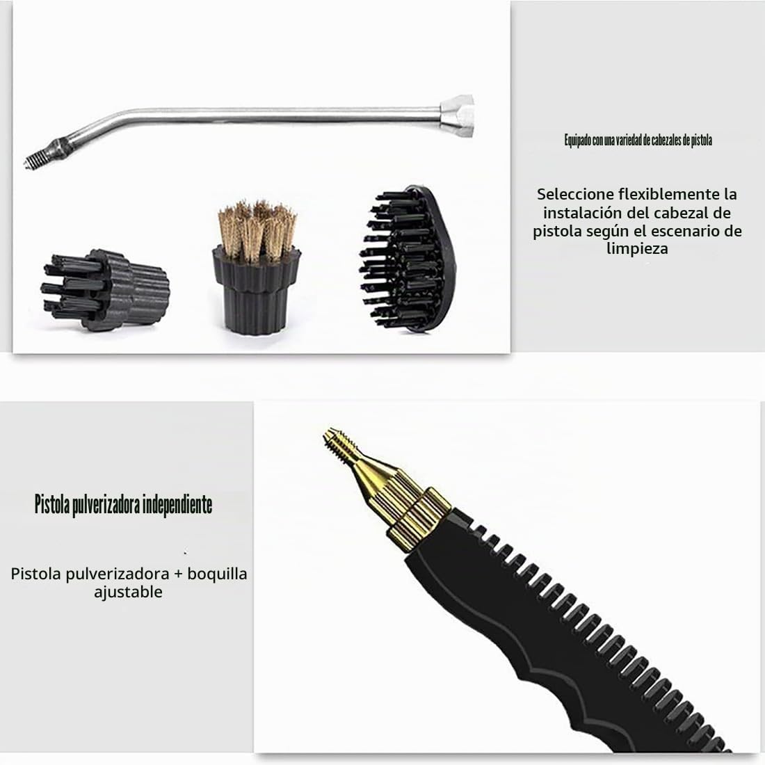 Limpiador de vapor para coche, máquina portátil de alta temperatura, 2500 W, limpiador de vapor presurizado de alta temperatura de 2500 W, máquina de vapor para lavar carros para coche, hogar (rojo)