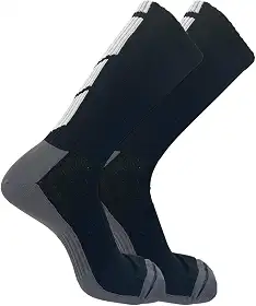 Meia Ciclismo Up Esportivas Cano Longo Microfibra Masculina (BR, Numérico, 40, 46, Regular, Regular, Preto)