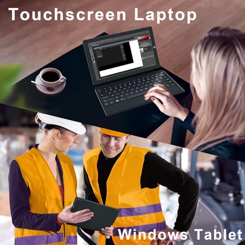 Image of 2 in 1 Laptop Windows Tablet, 11.6 inch Touchscreen Tablets with Keyboard, 6GB RAM 128GB SSD, 2.7GHz, WiFi-2.4G /5G, BT4.2 /HDMI /USB3.0 /Dual Camera /SD Card Slot
