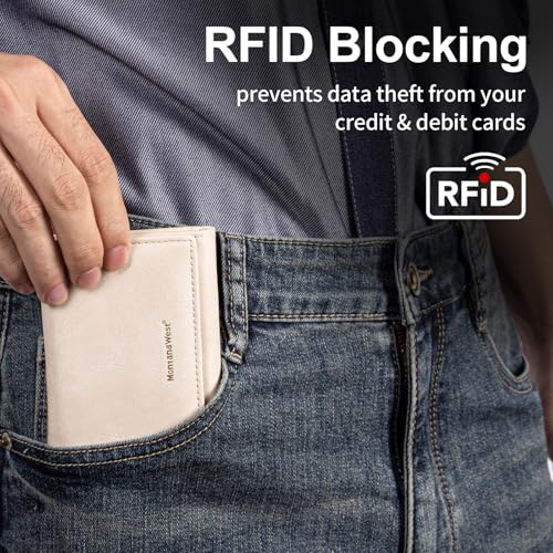 Montana West Small Wallet Women Trifold RFID Credit Card Holder Slim Womens Pocket Wallet with ID Window4