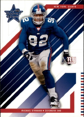 2004 Leaf Rookies and Stars Michael Strahan rookie card