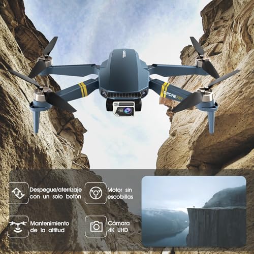 Miniatura 2 de Dron con Cámara 4K HD, 84 Min de Vuelo (3 Baterías), Alcance de 800 m, Seguimiento Automático, Motor Brushless y Hover Automático – Ideal para Principiantes y Adultos