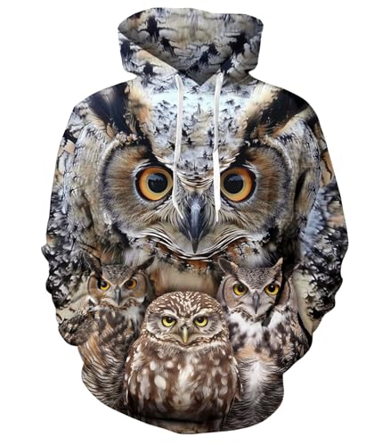 RAISEVERN Adult 90s Long Sleeve Drawstring Printed Fleece Pullover Hoodie Sweatshirt with Pockets,20