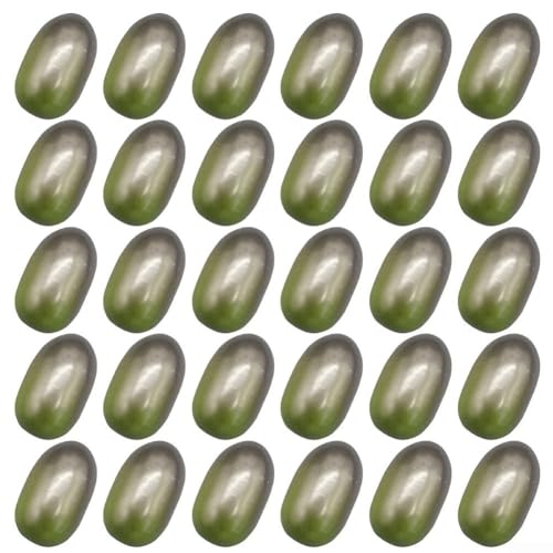 30 piezas de frutas de oliva de espuma realistas para decoración del hogar y accesorios de fotografía, aceitunas artificiales verdes realistas para exhibiciones de cocina, restaurantes o decoración de