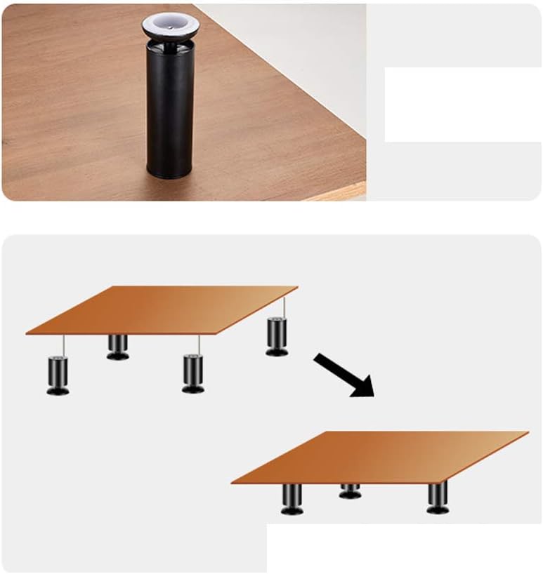 Furniture Legs,Table Legs,Metal Legs,Bed Legs,Replacement Furniture Sofa Legs,4-Piece Adjustable Metal Furniture Legs, Replacement Leg Cabinet,Sofa etc