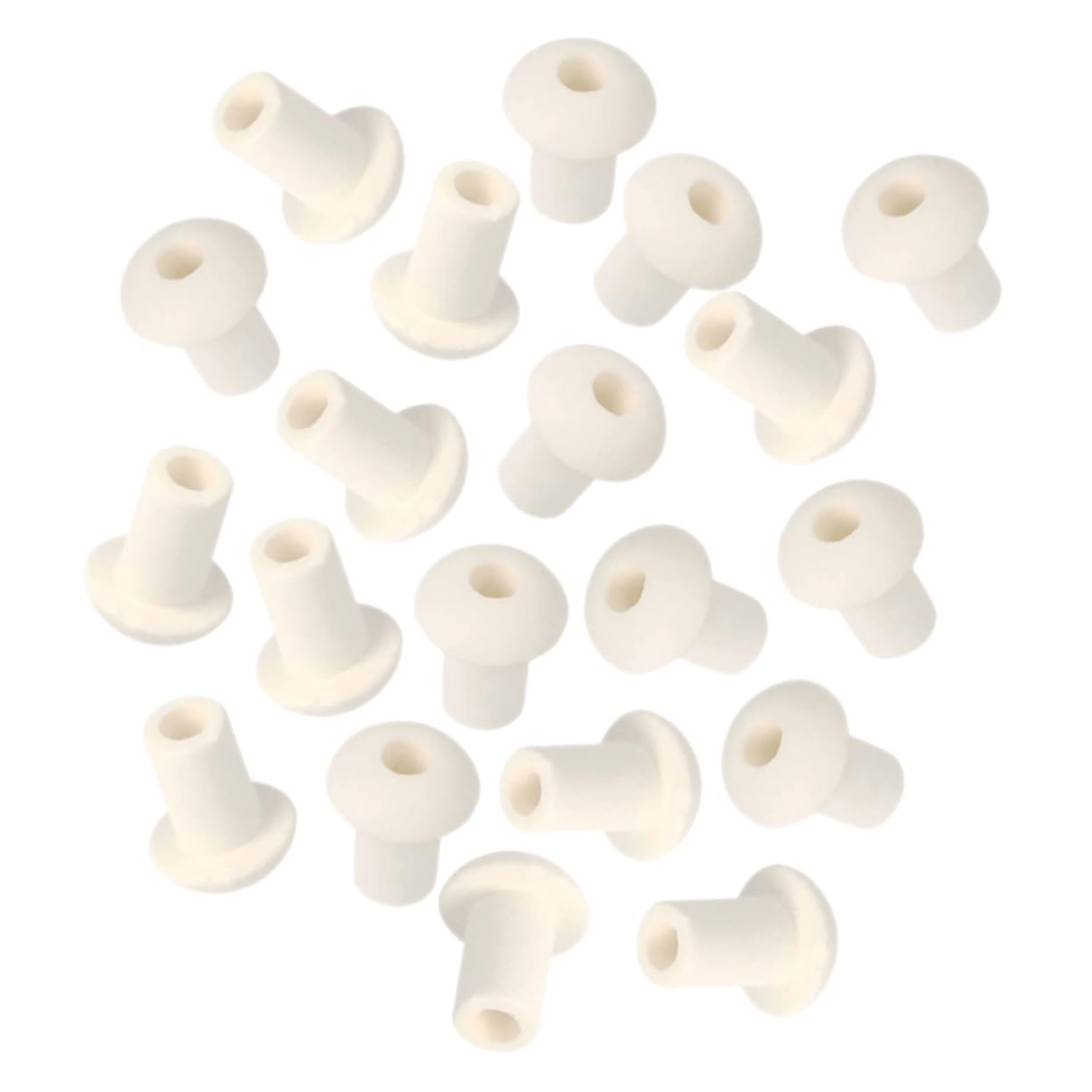 OSOLADY 30pcs Ceramic Wick Holder for Oil Lamps Wick Stand for Easy Use Replacement for Oil Lamp Parts and Accessories