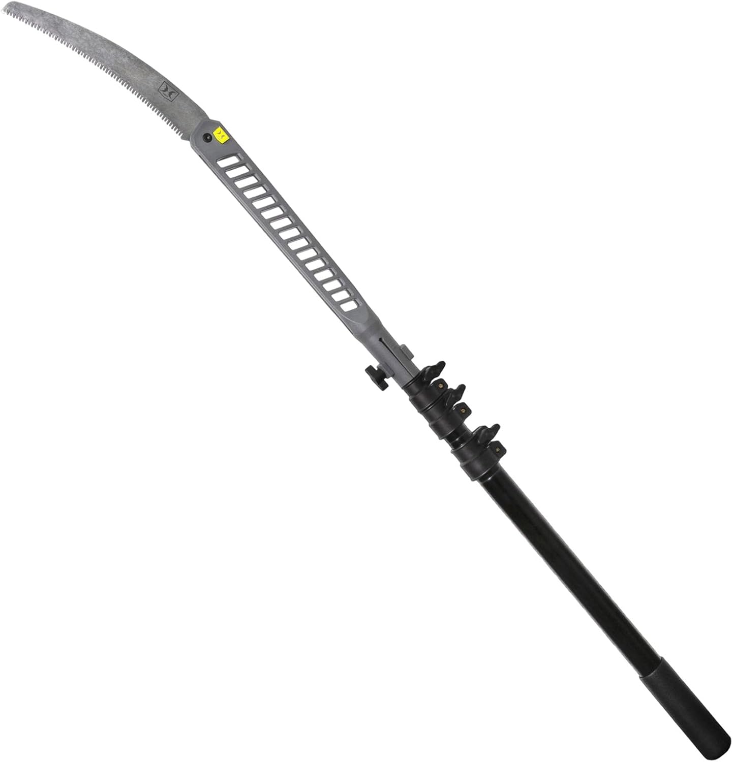 Hawk Ranger 8ft Pole Saw with 11" High Carbon Steel SK5 Blade & Lightweight Aluminum Pole | Extendable Rugged Corrosion-Resistant Folding Hand Saw for Tree Trimming