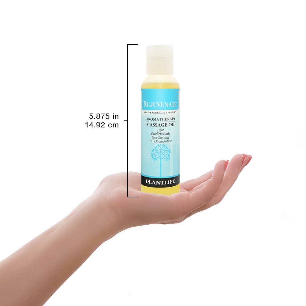 Plantlife Rejuvenate Aromatherapy Herbal Massage Oil - 4 oz : Health & Household