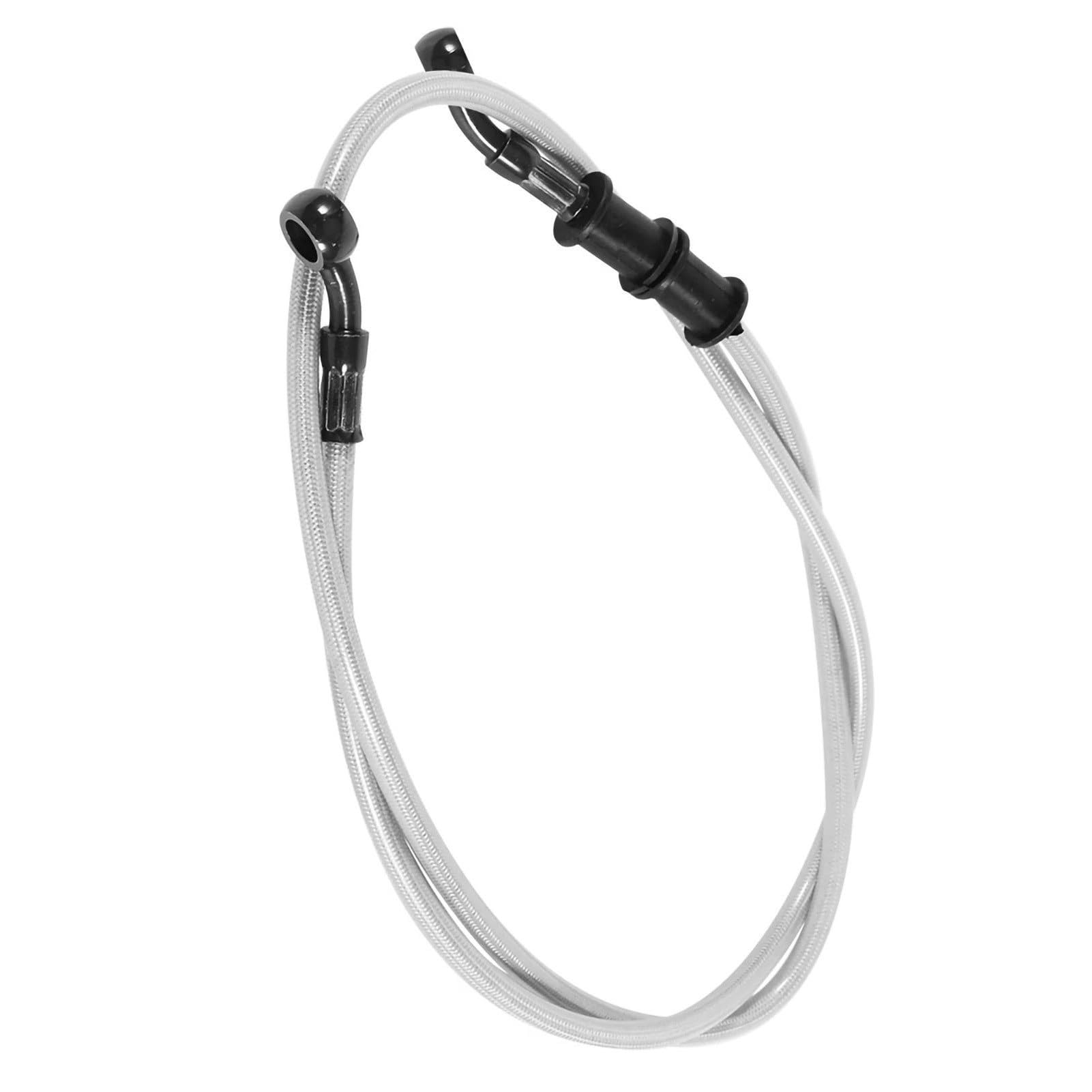 Motorbike Part 50cm Motorcycle Brake Oil Hose Braided Steel Clutch Disc Conversion Tool(Silver)
